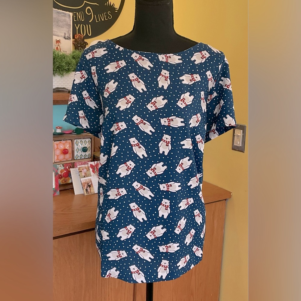 ModCloth Polar Bear Adventure Blouse
